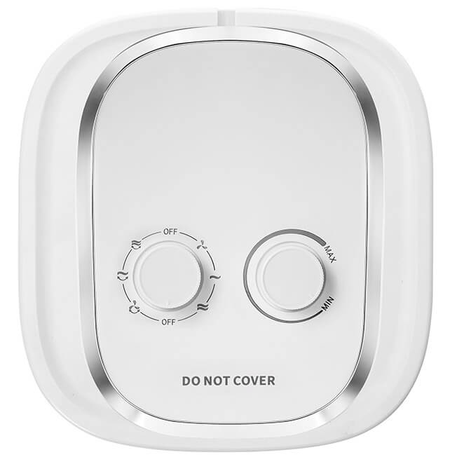 Đỉnh đầu quạt - Nơi điều khiển hoạt động của máy sưởi gốm Elmich CHE 8644