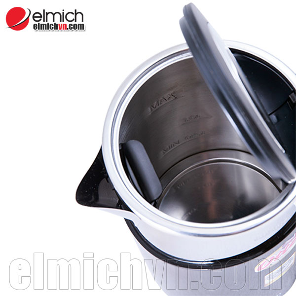 Bình siêu tốc cao cấp Elmich KEE-0216 ruột inox 304 an toàn cho sức khỏe