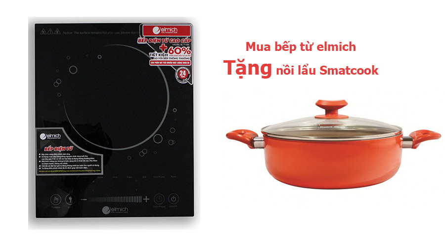 bếp từ elmich khuyến mại nồi lẩu smarcook