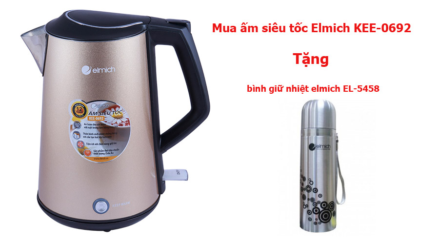 chương trình khuyến mại mua ấm siêu tốc tặng bình giữ nhiệt