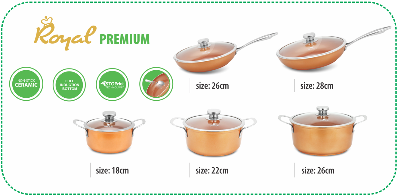 Chảo chống dính Elmich Royal Premium EL-1177E